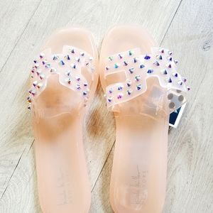 Nicole Miller Studded Sandals